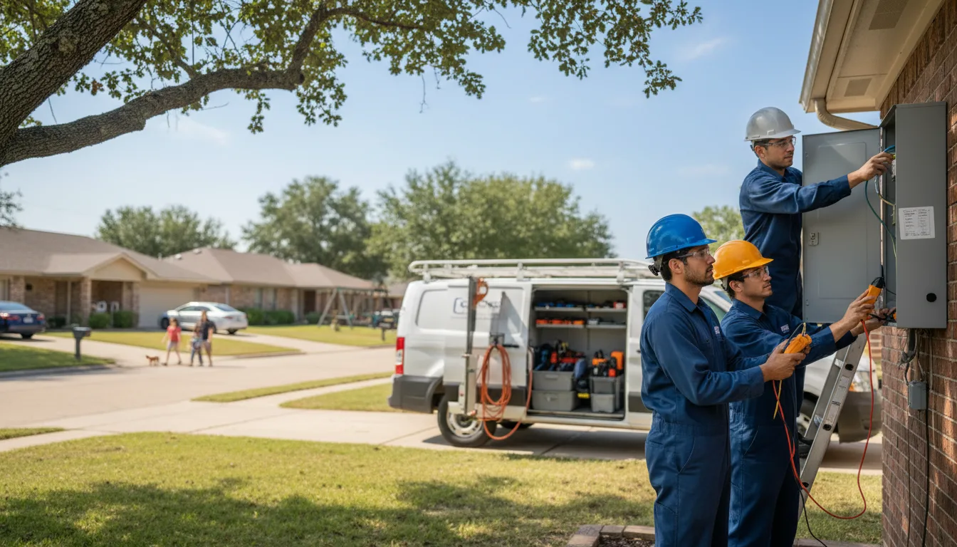 Certified electrician providing emergency electrical services in Bee, VA